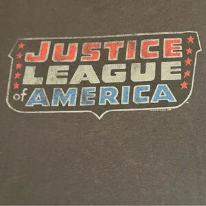 Vintage Y2K “Justice League of America” graphic-tee by Junk Food